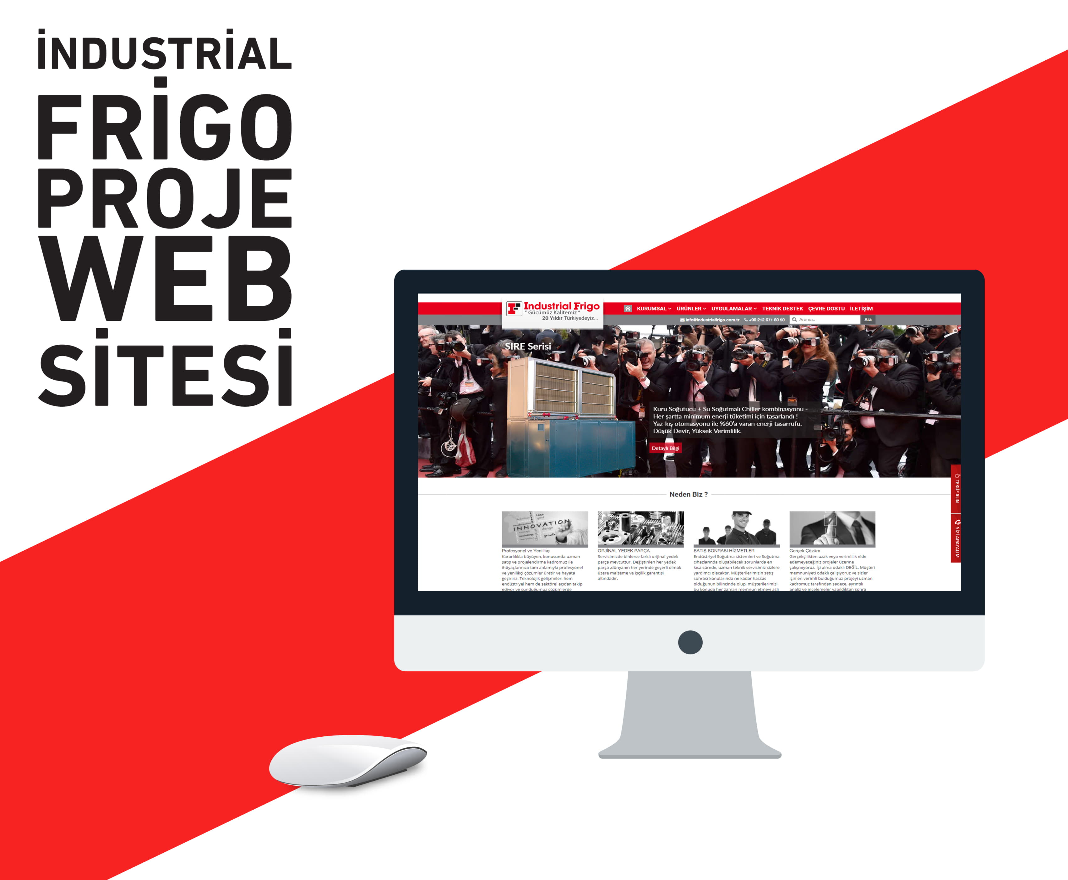 Industrial Frigo Web Tasarımı